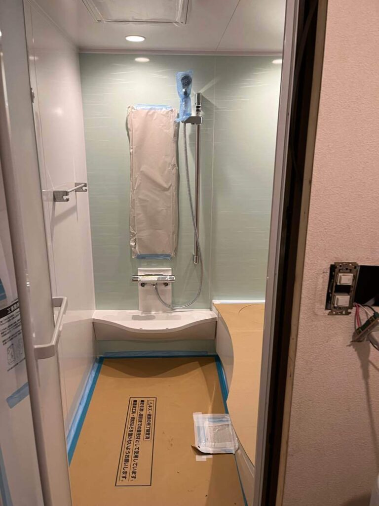 浴槽の設置